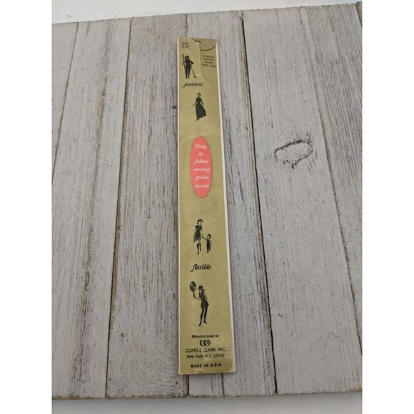 Vintage J&P Coats Neck Opening Metal Zipper 18" Almond Green 164-A - Picture 4 of 4